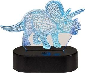 Detská lampička 3D TRICERATOPS