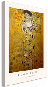 Artgeist Obraz - Gustav Klimt - Portrait of Adele Bloch (1 Part) Vertical Veľkosť: 20x30, Verzia: Na talianskom plátne