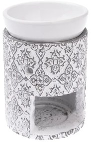 Aromalampa keramická šedo biela 9,5×12×9,5cm