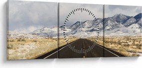 Obraz - Great Basin, Nevada, USA (s hodinami) (90x30 cm)