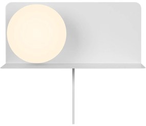 Nordlux - Nástenné svietidlo s poličkou LILIBETH 1xE14/25W/230V biela