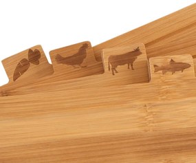 Sada štyroch dosiek na krájanie DORI (4 ks)