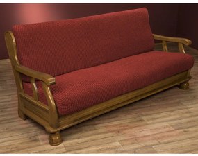 Super strečové poťahy GLAMOUR tehlová relaxačné kreslo (š. 70 - 90 cm)