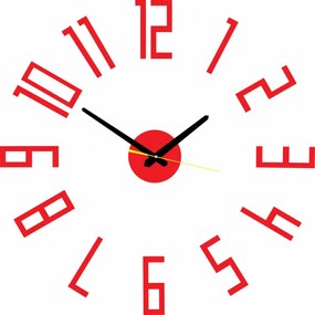 Nástenné hodiny Quartz, nalepovacie dekorácie, 3D zrkadlové nálepky Xmomo X0018-Wall clock HEU-