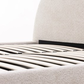 Čalouněná postel ORBI se zvedacím roštem 160x200 cm béžová