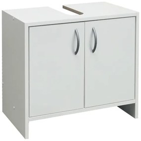 Kúpeľňová skrinka pod umývadlo Multi Praxis 55x33,5 cm biela SKDEMONT, 1 ks