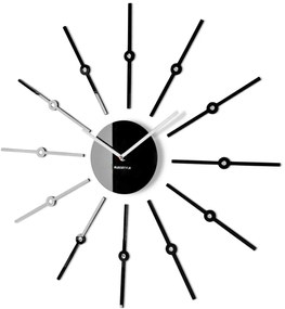 Dizajnové nástenné hodiny Shiny sticks Flex z44 1-0-x, 60 cm