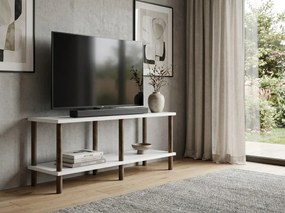 TV stolík SOLE 120 cm, biela