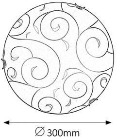 Rabalux 3852 - Nástenné svietidlo HARMONY LUX 1xE27/60W/230V