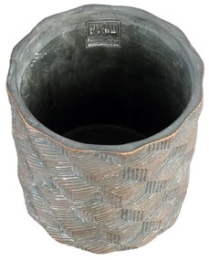 Okrúhly cementový kvetináč ZISH, sivý - viac veľkostí Veľkosť: M