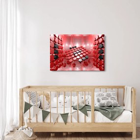 Obraz tlačidlové abstrakcie (90x60 cm)