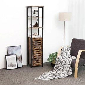 Skrinka FIRA hnedá/čierna