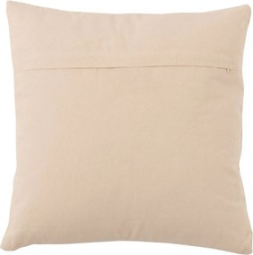 Béžový vankúš s drhaným vzorom Macramé Cosy - 45*12*45 cm
