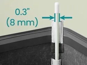 Koš na prádlo Vilém 170 L černý