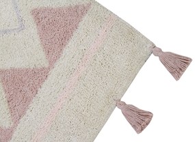 Prateľný koberec tecalzo 140 x 200 cm ružový MUZZA