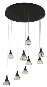 Azzardo AZ3143 - LED Stmievateľný luster na lanku DALMATIA 9xLED/5W/230V