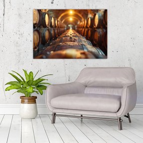 Obraz - Vínna pivnica (90x60 cm)