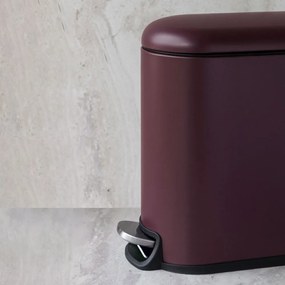 Tmavofialový pedálový kovový odpadkový kôš 5 l Mini Walther – Mette Ditmer Denmark