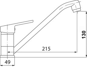 Novaservis Ferro Smile Drezová batéria, chróm, 71091,0