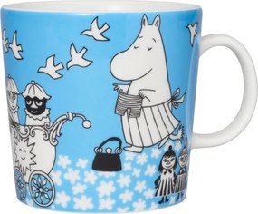 Hrnček Moomin Peace 0,4l, modrý