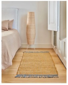 V prírodnej farbe ratanová stojacia lampa s ratanovým tienidlom (výška 120 cm) Kamaria – Kave Home