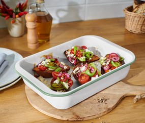 Smaltovaná zapekacia misa