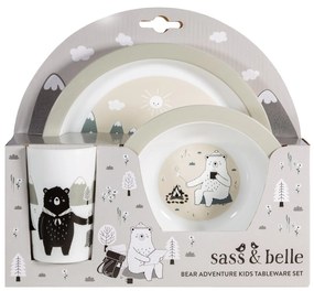 sass & belle Set detského riadu Bear Adventure