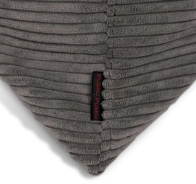 Tmavosivý menčestrový sedací vak Razzmatazz – SLOWDOWN