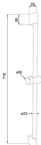 Mereo Mereo, Sprchová sada s termostatickou tlačidlovou podomietkovou batériou - 2 - cestná - oválny kryt, MER-CB60106TB2