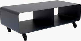 Kovový televízny stolík's kolieskami Lounge M