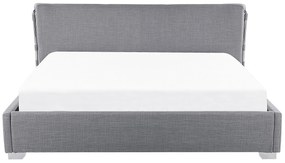 Luxusná posteľ sivá 160x200 cm PARIS Beliani