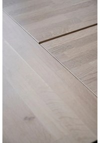 Rozkladací jedálenský stôl s doskou z dubového dreva 220x100 cm Carradale - Rowico