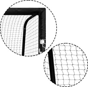 Neo-Sport Futbalová bránka 180 x 120 x 60 cm NS-462 Hexagon
