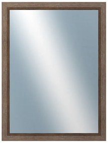 DANTIK - Zrkadlo v rámu, rozmer s rámom 60x80 cm z lišty CARRARA hnedá (2894)