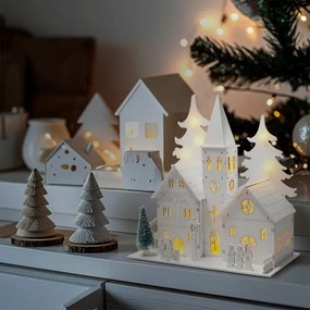 Brilagi - LED vianočná dekorácia LED/2xAA kostolík