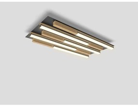 Wofi 9031-506S  - LED Stmievateľné stropné svietidlo PALERMO LED/34W/230V drevo