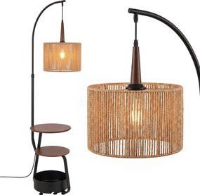Toolight Toolight, stojaca lampa, G156-1F, prírodná hnedá-čierna, OSW-06413