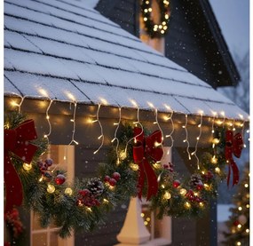 Brilagi - LED vonkajší vianočný reťazec 400×LED/8 funkcií 23 m IP44 teplá biela