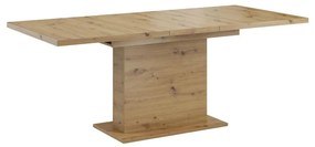 Tempo Kondela Jedálenský rozkladací stôl, dub artisan, 160-200x90 cm, BOBA