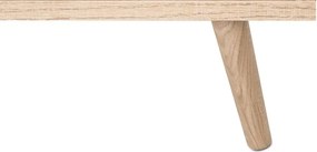 TV skrinka Cuba, dub/biela/šedá/petrolejová