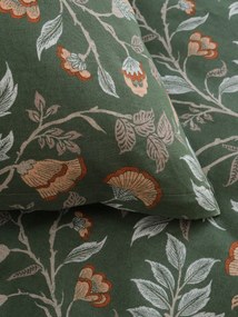 Francúzske bavlnené obliečky Renforcé – Rebeka zelená