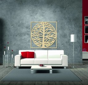 SENTOP | Obraz na stenu strom v ráme  I SENTOP PR0372-A  plywood tree of life