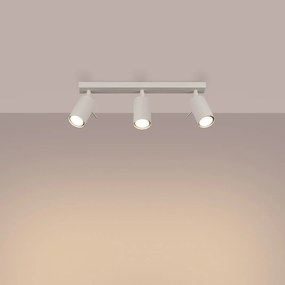 Bodové svietidlo Ring, 3x béžové kovové tienidlo, (možnosť polohovania)