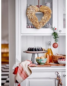 Krémové misky s vianočným motívom z kameniny v súprave 2 ks 500 ml Jolly – Bloomingville