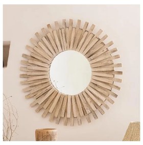 Atmosphera - Nástenné zrkadlo MANON pr. 88 cm jedľa