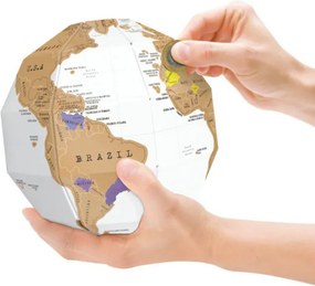 Stieracia mapa 3D glóbus puzzle