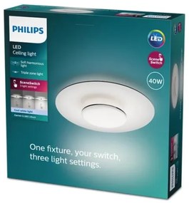Philips- LED Stmievateľné stropné svietidlo GARNET SCENE SWITCH LED/40W/230V 4000K