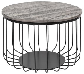 Konferenčný stolík Factory Loft 56cm sivý Mango