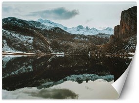 Gario Fototapeta Jazero v horách Materiál: Vliesová, Rozmery: 200 x 140 cm