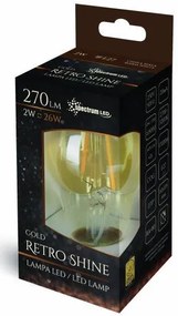 Toolight - LED žiarovka E-27 230V 2W Edison WOJ14077, teplá, OSW-01029
